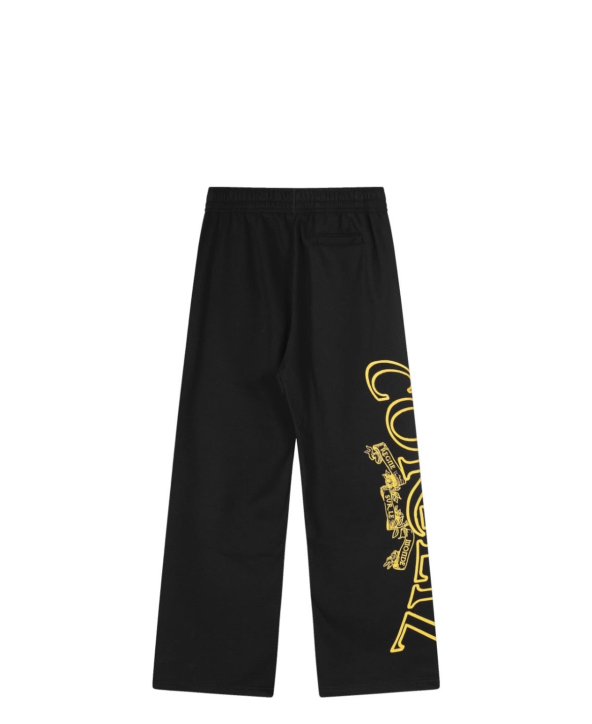CORTEIZ SUPERIOR ROYALE SWEATPANTS - BLACK/YELLOW