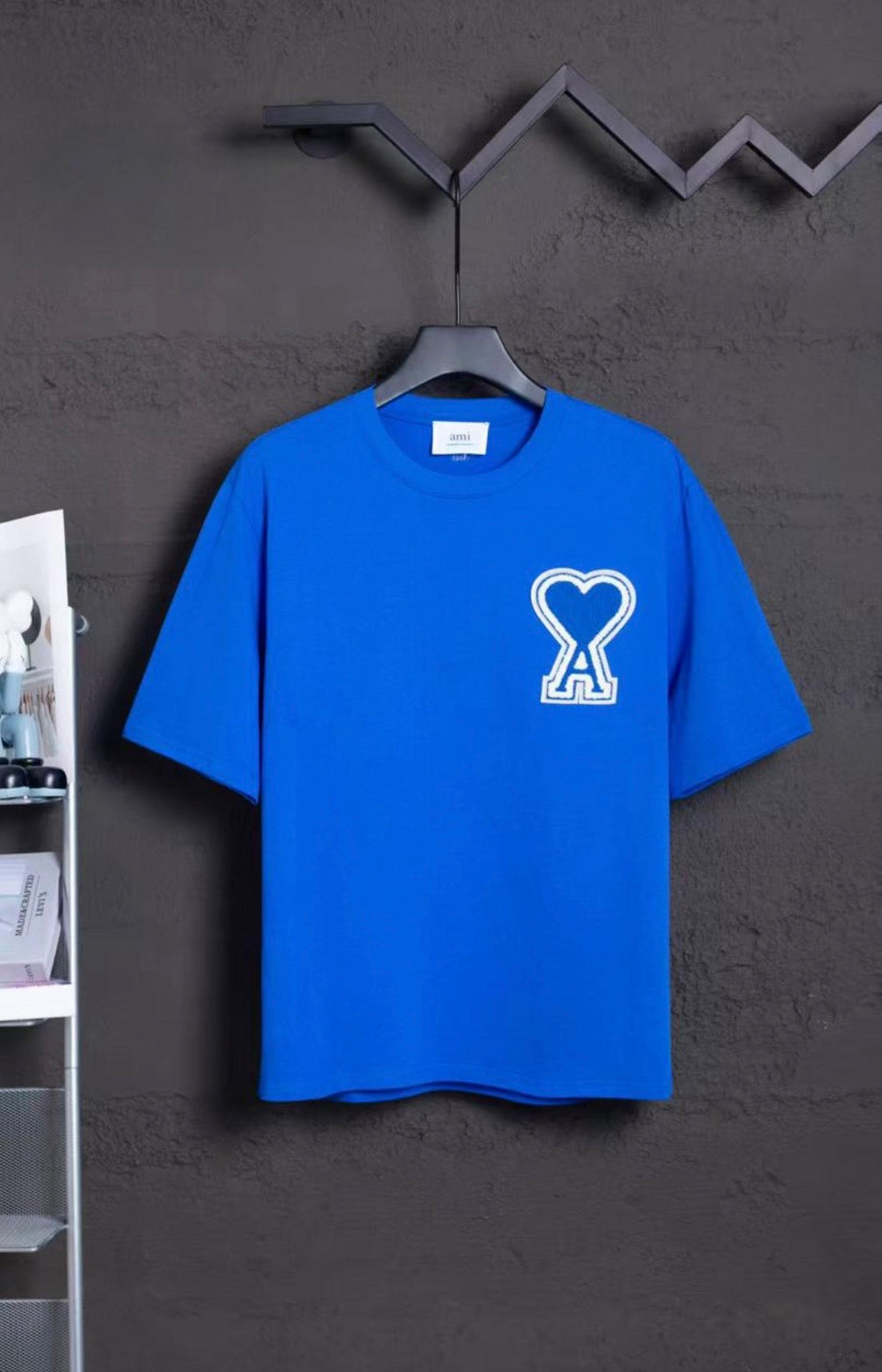AMI PARIS T-SHIRT BLUE