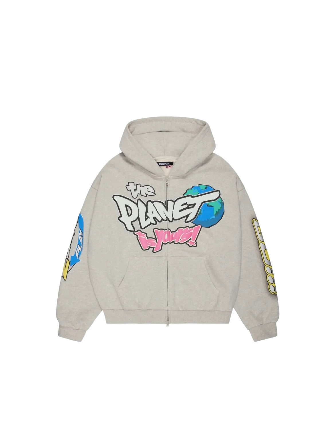 BROKEN PLANET ZIP UP JACKET