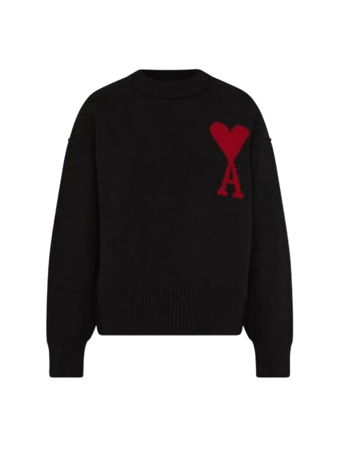 AMI PARIS SWEATER BLACK