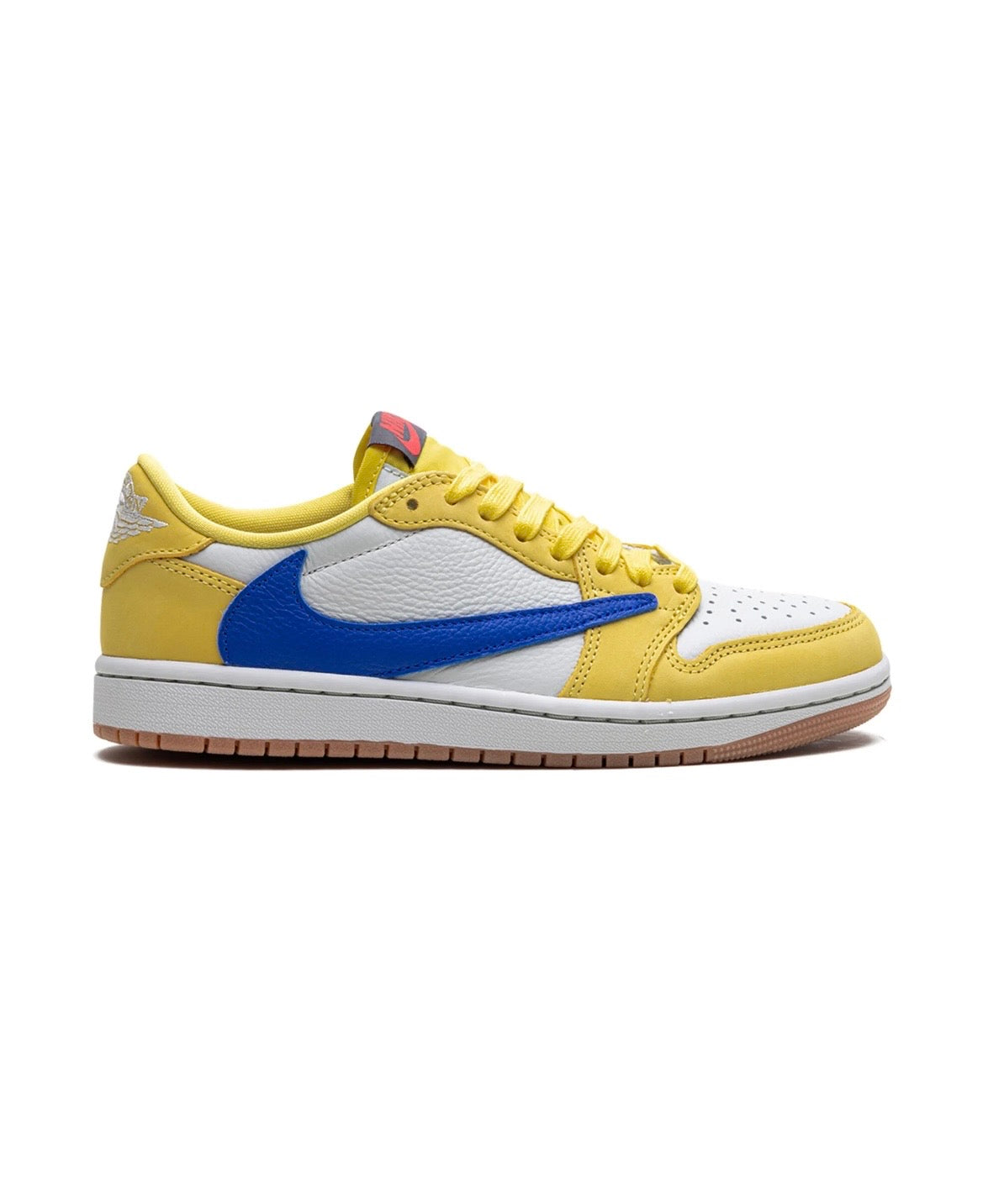 AIR JORDAN X TRAVIS SCOTT AIR JORDAN 1 RETRO LOW "CANARY" SNEAKERS