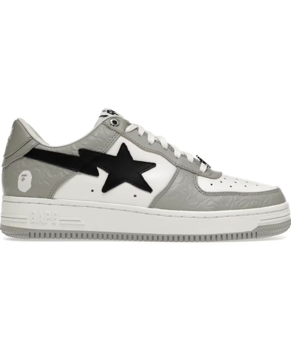 A BATHING APE BAPESTA LOW ‘GREY’