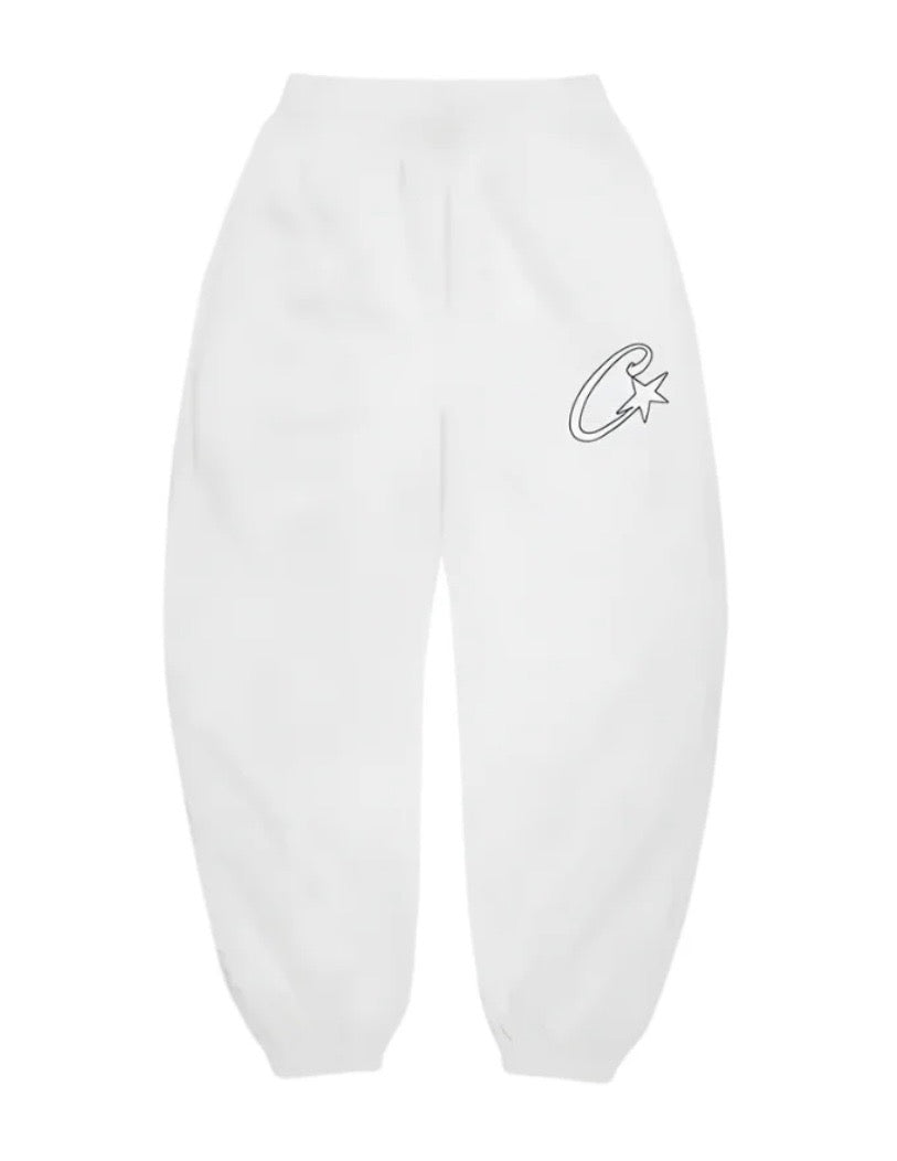 CORTEIZ C-STAR APPLIQUÉ JOGGER- WHITE