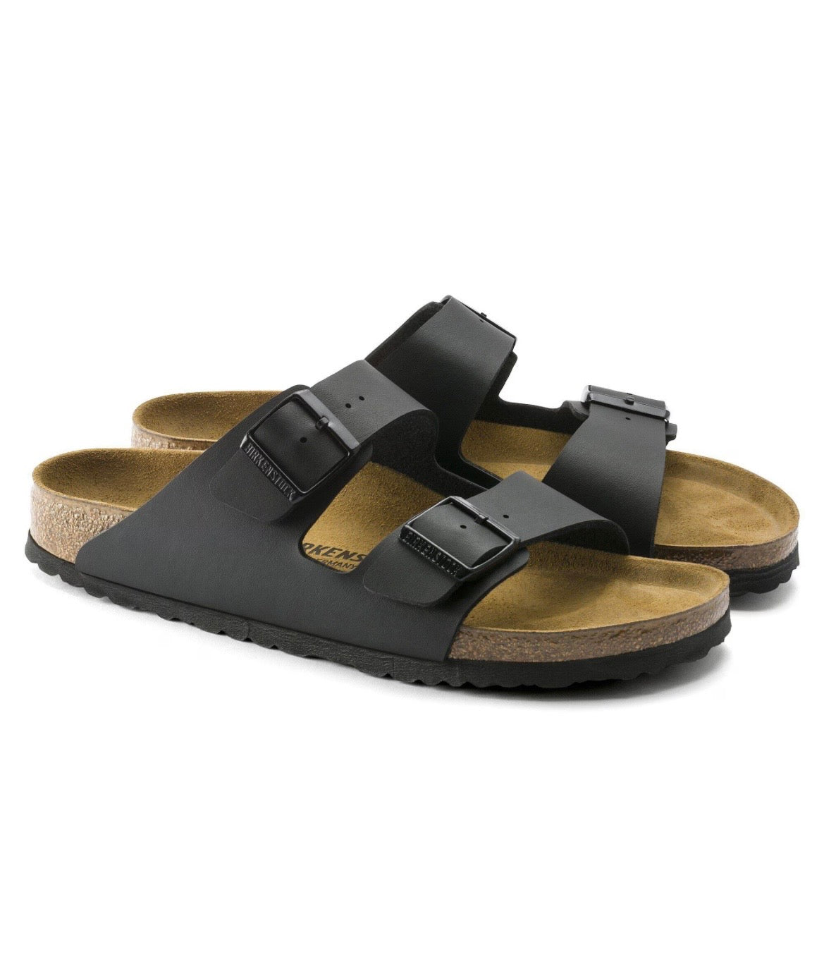 BIRKENSTOCK ARIZONA BIRKO FLOR - BLACK