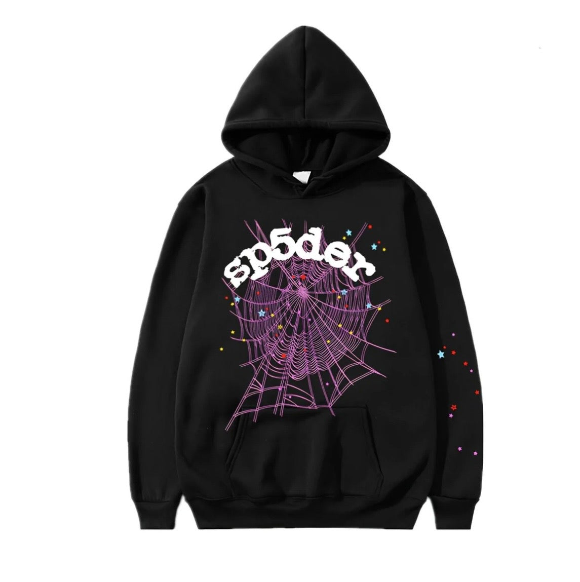 SP5DER HOODIE- BLACK