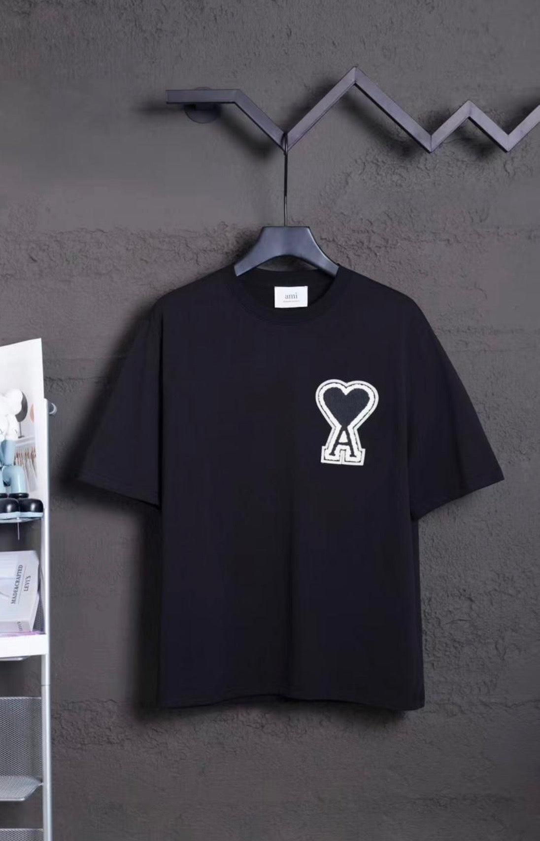 AMI PARIS T-SHIRT BLACK