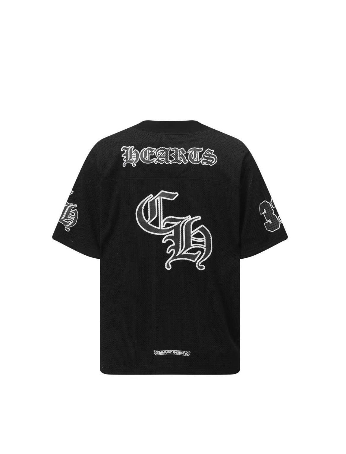 CHROME HEARTS JERSEY T-SHIRT - BLACK