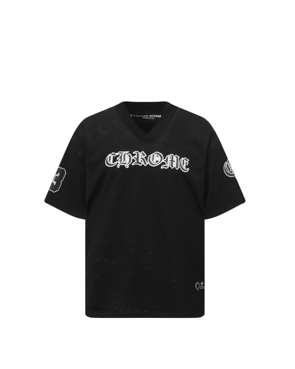 CHROME HEARTS JERSEY T-SHIRT - BLACK