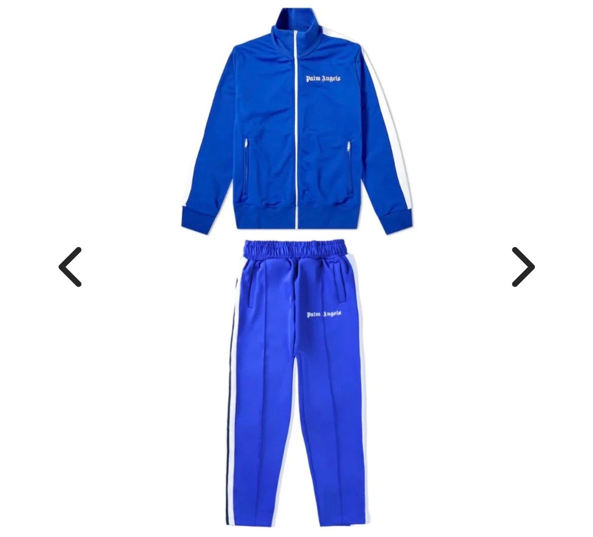 PALM ANGELS TRACKSUIT ROYAL BLUE