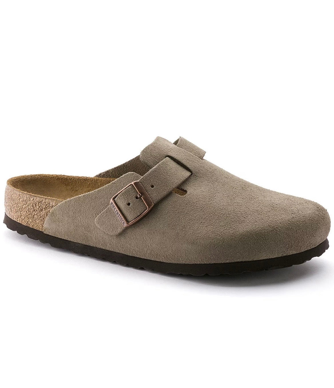 BIRKENSTOCK BOSTON SOFT FOOT BED - BEIGE