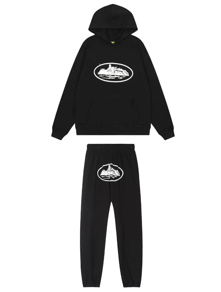 CORTEIZ ALCATRAZ TRACKSUIT "BLACK/WHITE"