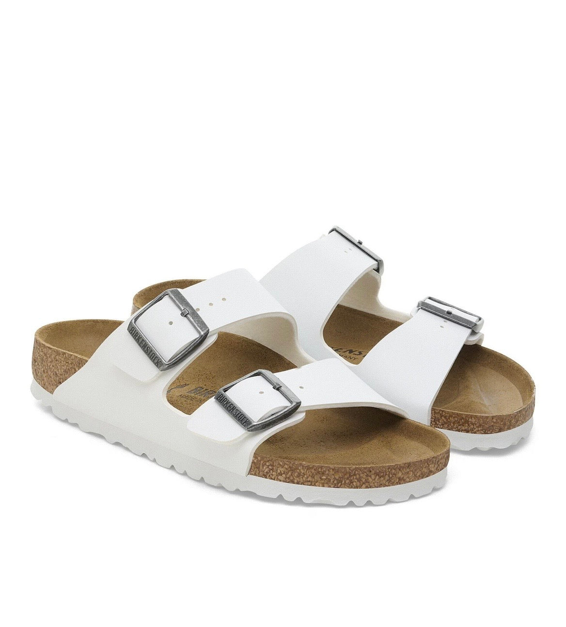 BIRKENSTOCK ARIZONA BIRKO FLOR - WHITE