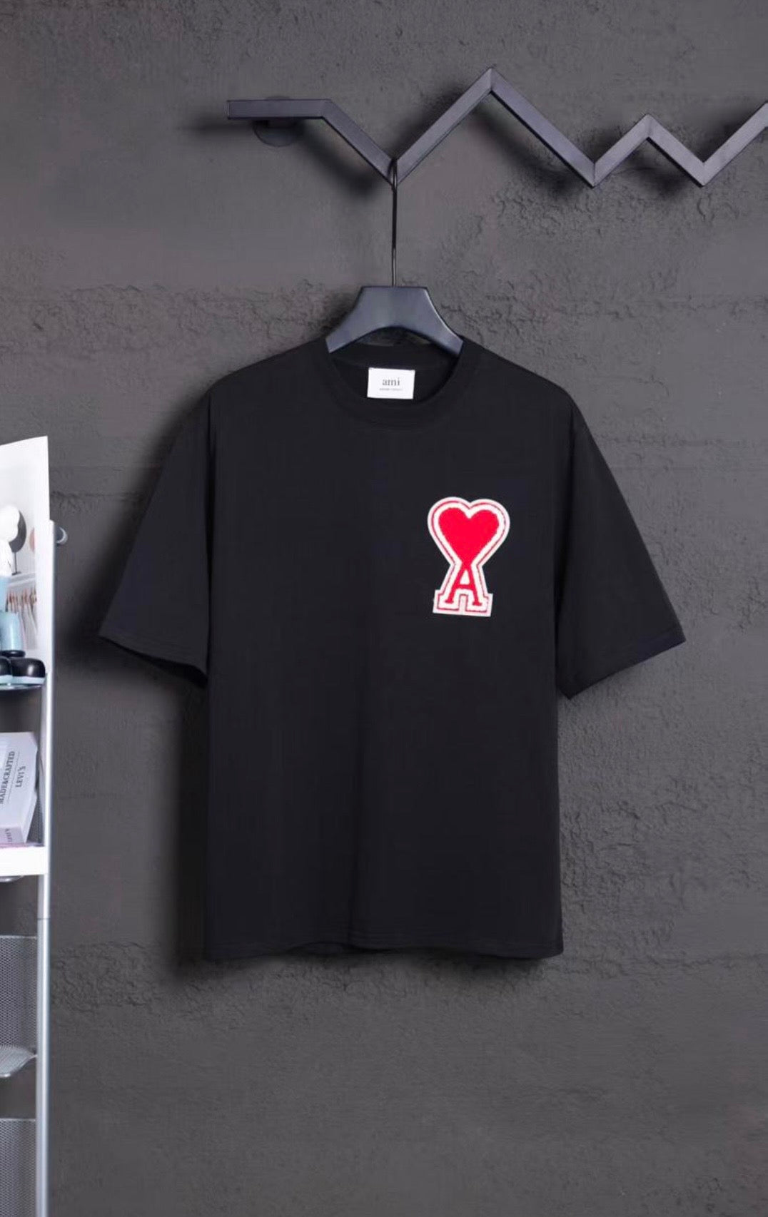 AMI PARIS T-SHIRT BLACK