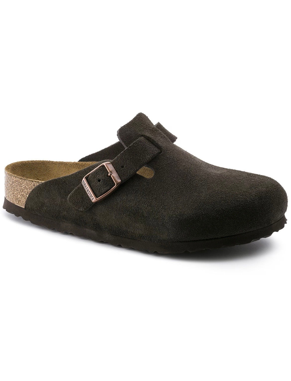 BIRKENSTOCK BOSTON SOFT FOOT BED - BROWN