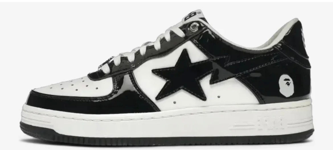 A BATHING APE BAPESTA LOW 'BLACK'