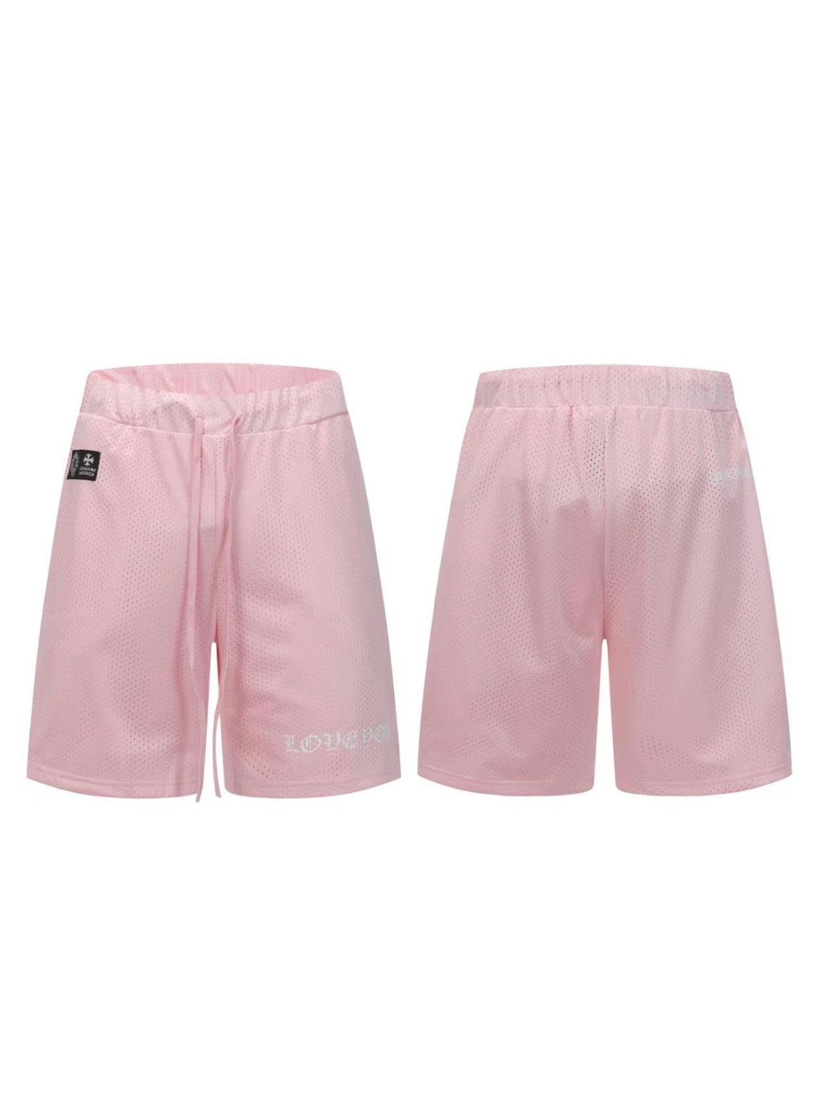 CHROME HEARTS JERSEY SHORTS - PINK