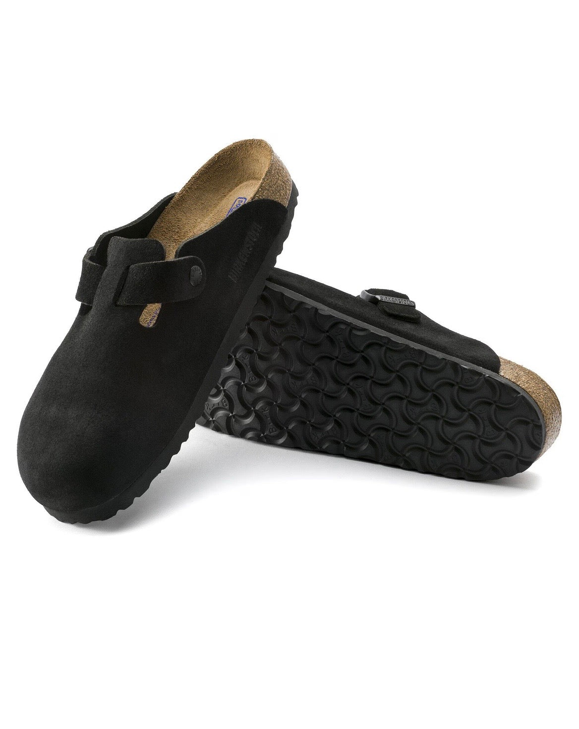BIRKENSTOCK BOSTON SOFT FOOT BED - BLACK
