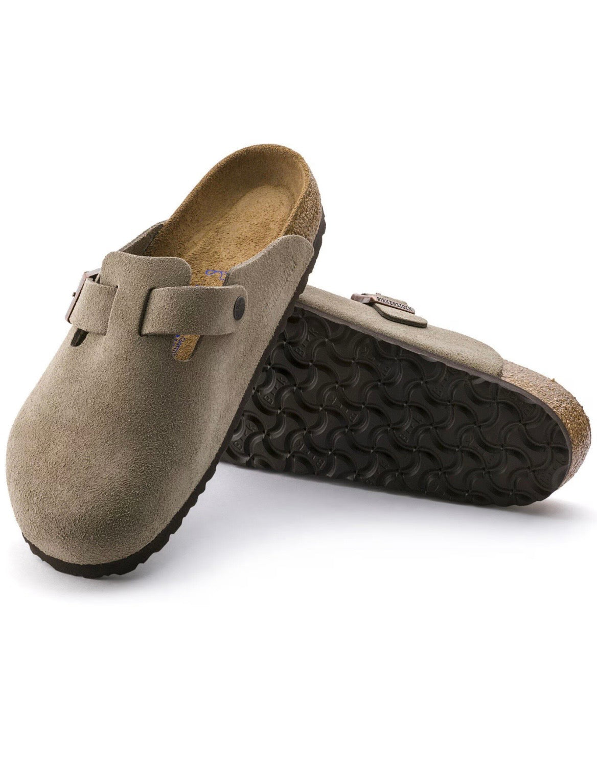 BIRKENSTOCK BOSTON SOFT FOOT BED - BEIGE