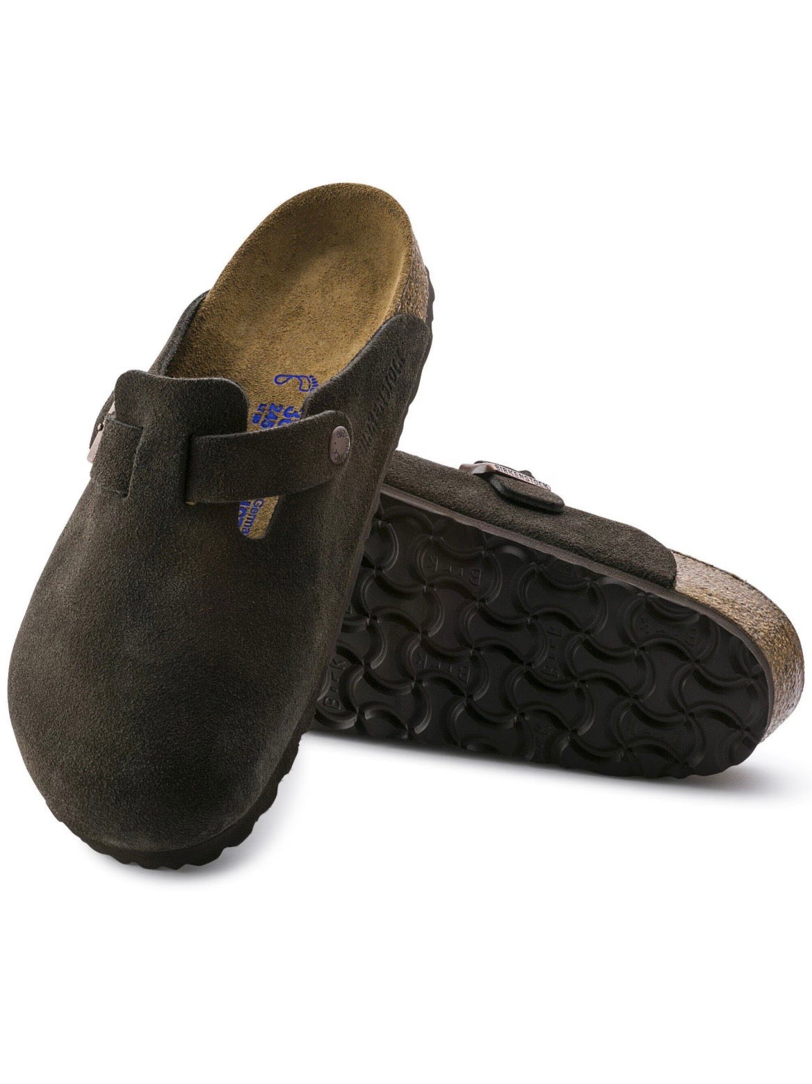 BIRKENSTOCK BOSTON SOFT FOOT BED - BROWN
