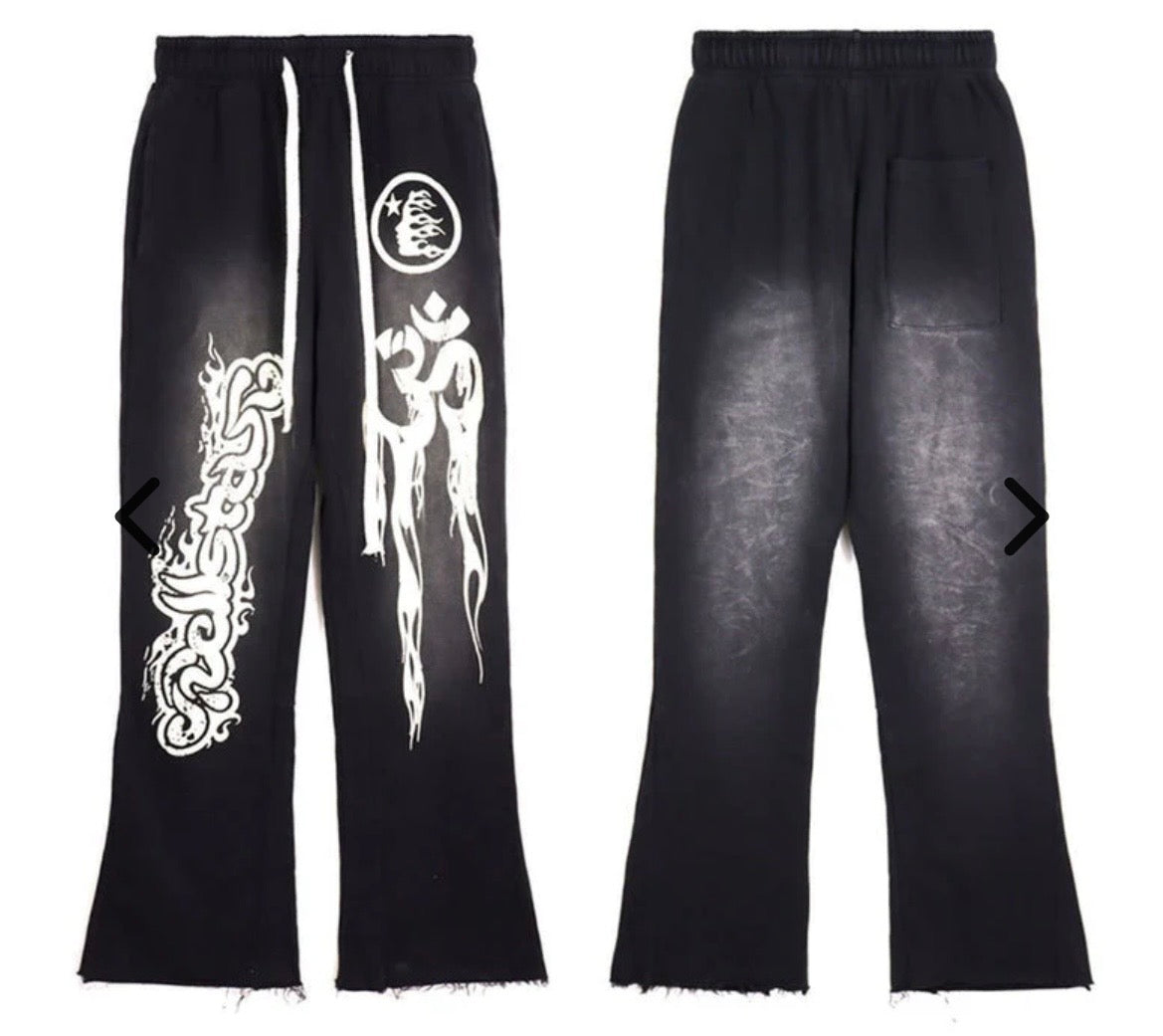 HELLSTAR YOGA JOGGERS -BLACK