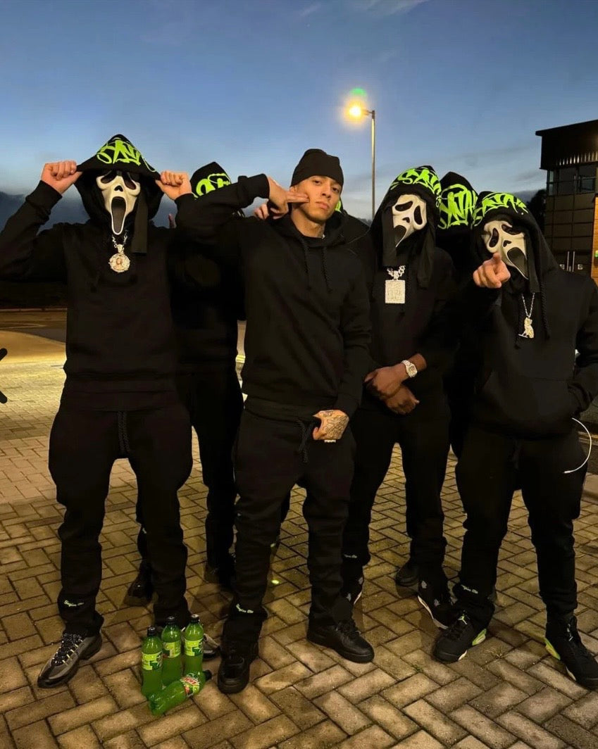 SYNA WORLD LOGO TRACKSUIT - BLACK / GREEN