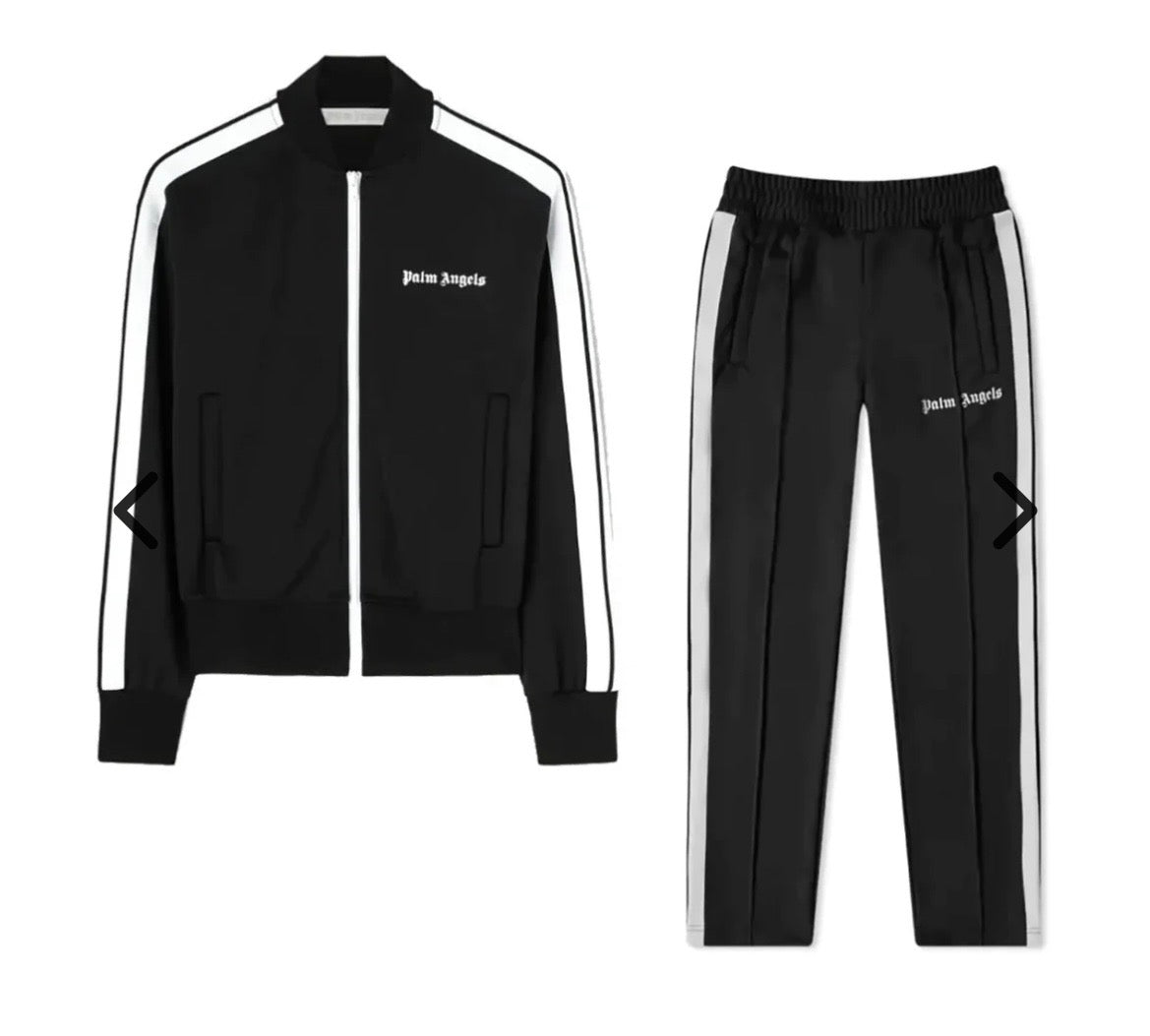 PALM ANGELS CLASSIC TRACK SUIT BLACK/WHITE