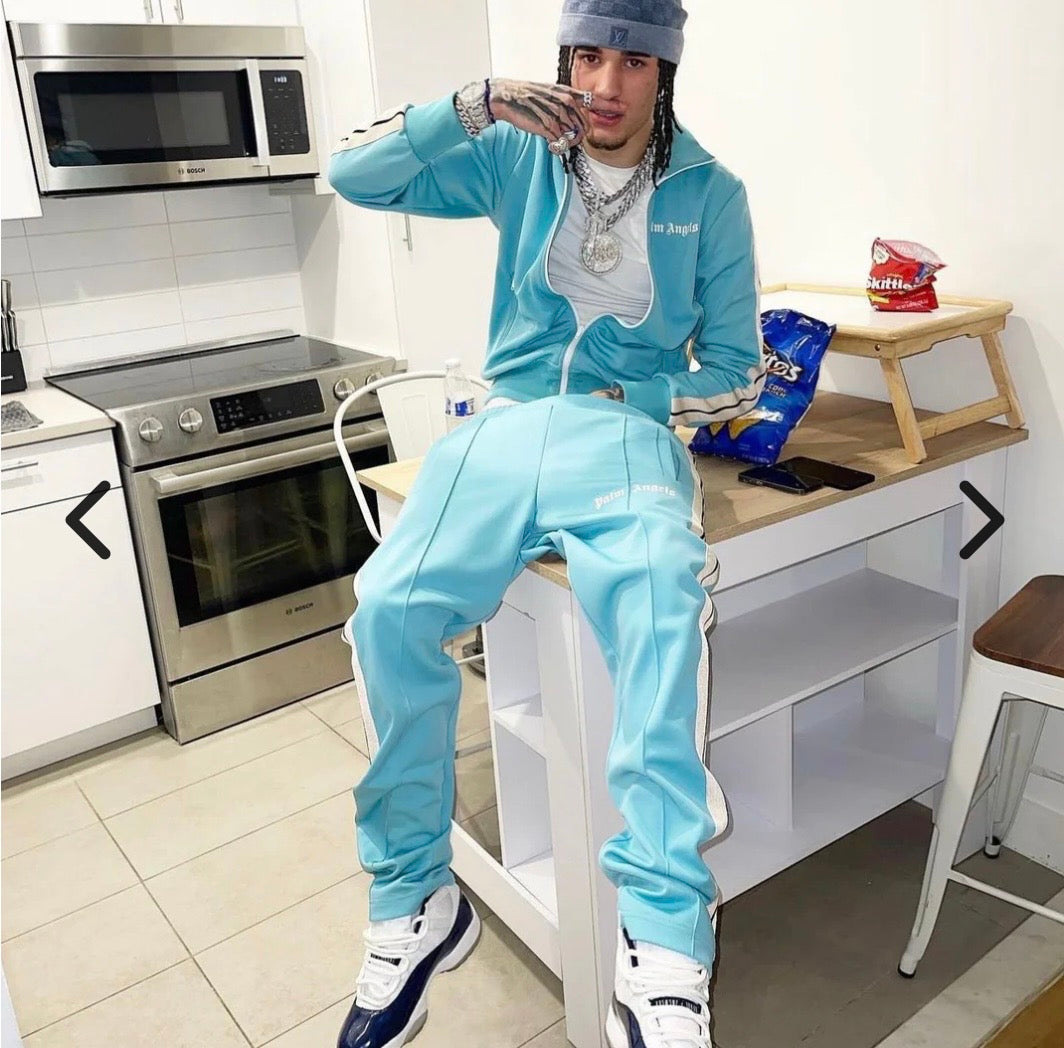 PALM ANGELS TRACKSUIT SKY BLUE