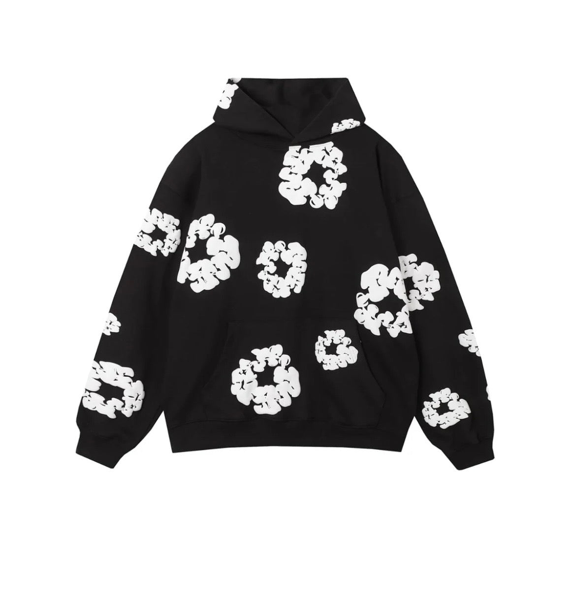 DENIM TEARS HOODIE - BLACK