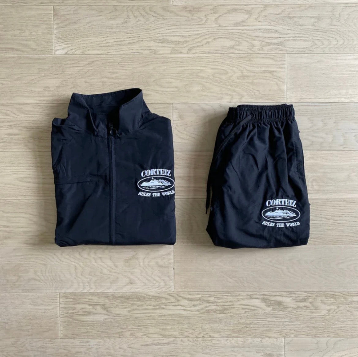 CORTEIZ SHUKUSHUKU BLACK TRACKSUIT