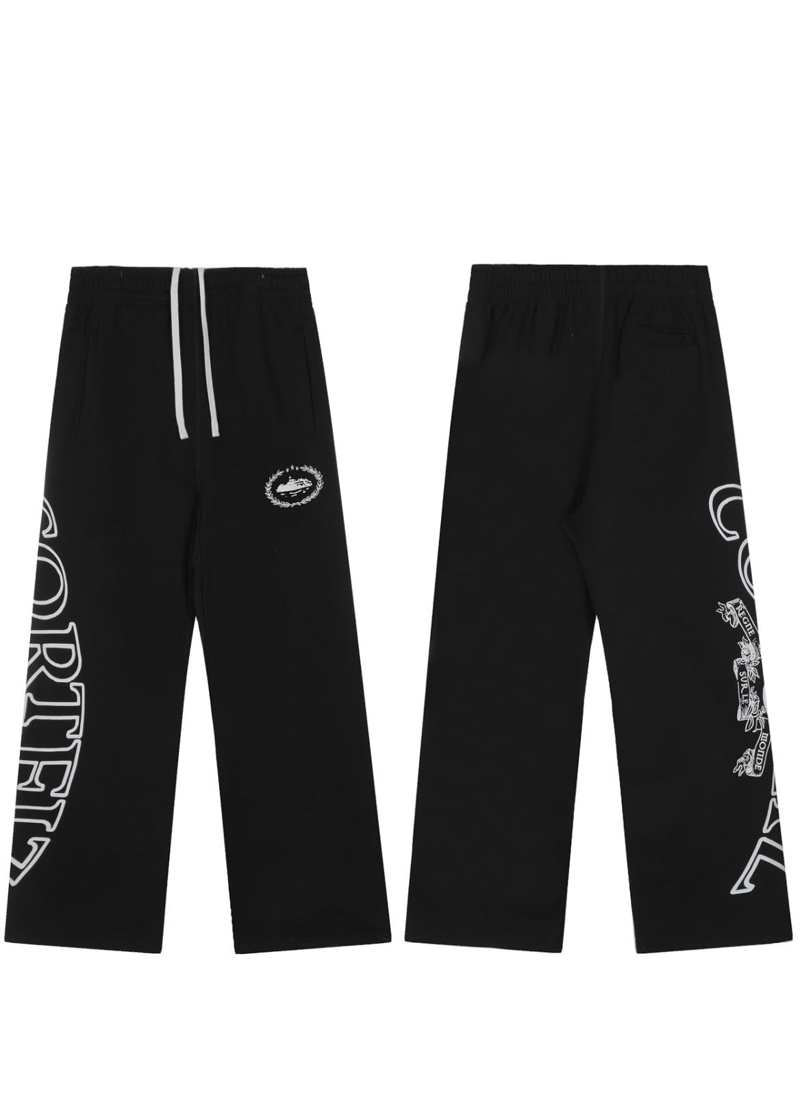CORTEIZ SUPERIOR ROYALE SWEATPANTS - BLACK