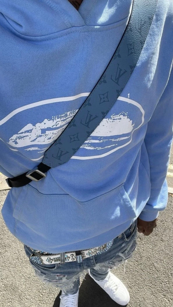 CORTEIZ HOODIE - BABY BLUE