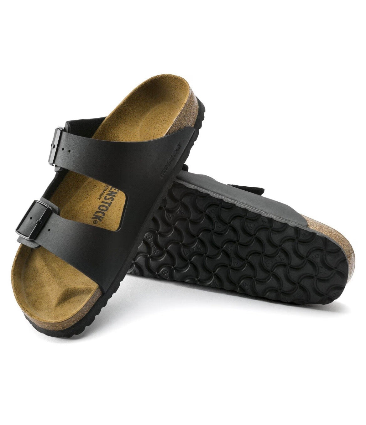 BIRKENSTOCK ARIZONA BIRKO FLOR - BLACK