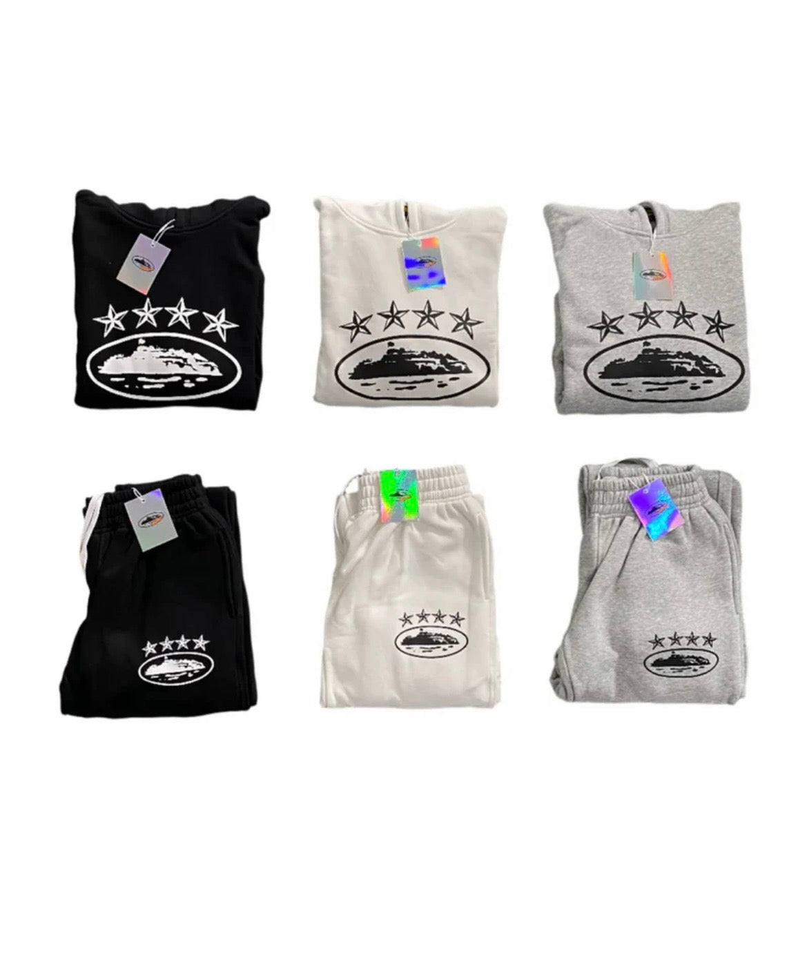 CORTEIZ 4STARZ ALCATRAZ HOODIE TRACKSUIT