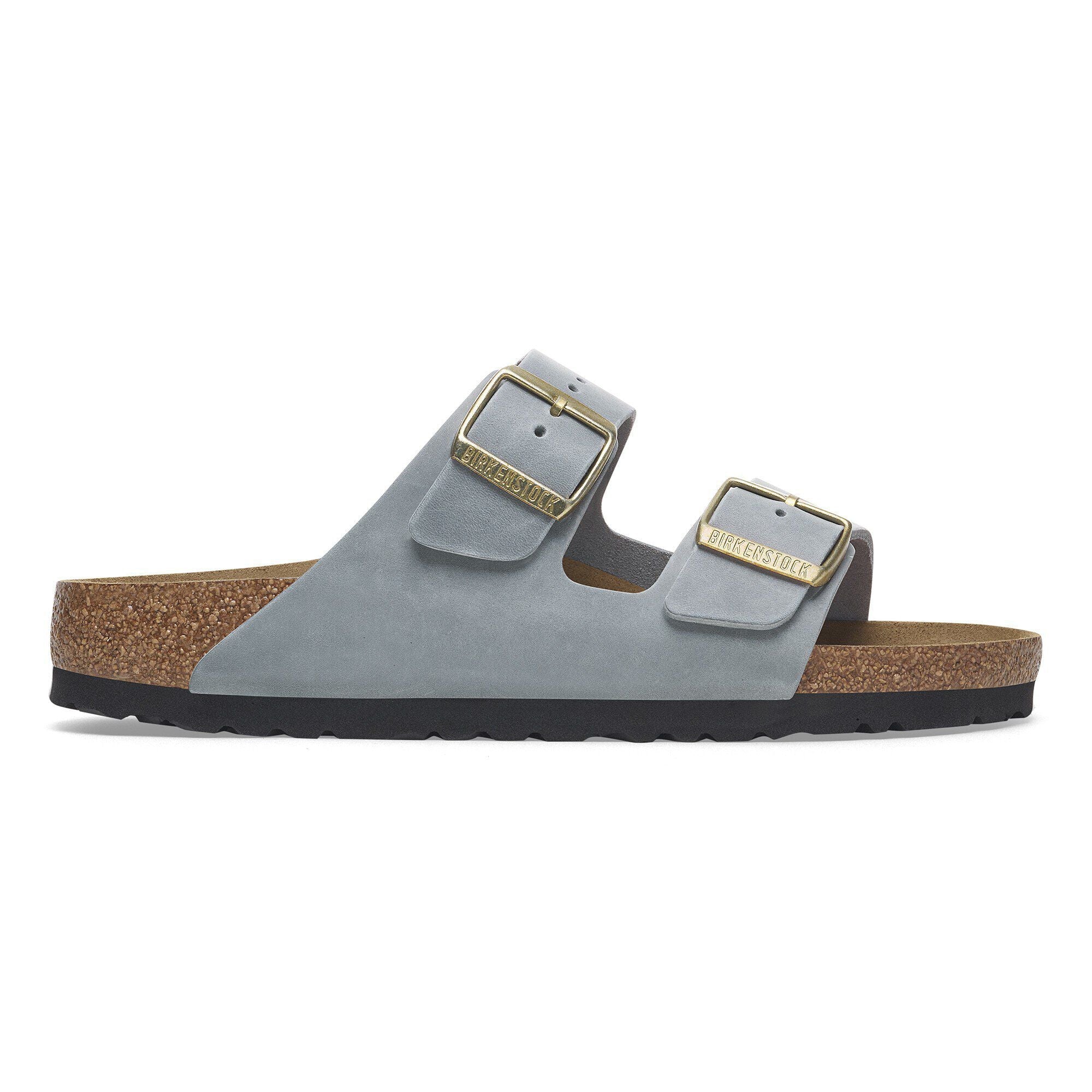 BIRKENSTOCK ARIZONA SOFT FOOT BED - GRAY